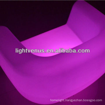 Fresh- launched App control factory direct sale rechargeable color changing lighting furniture led sofa